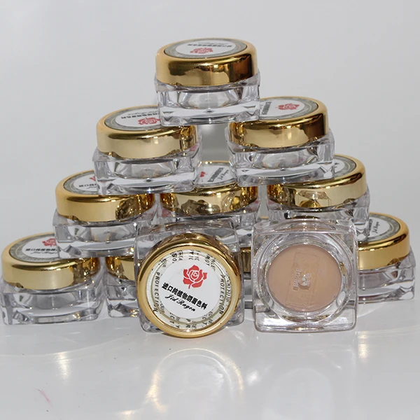 Eyebrow permanent makeup Microblading pigment cream with Safe packing Plastic bottles