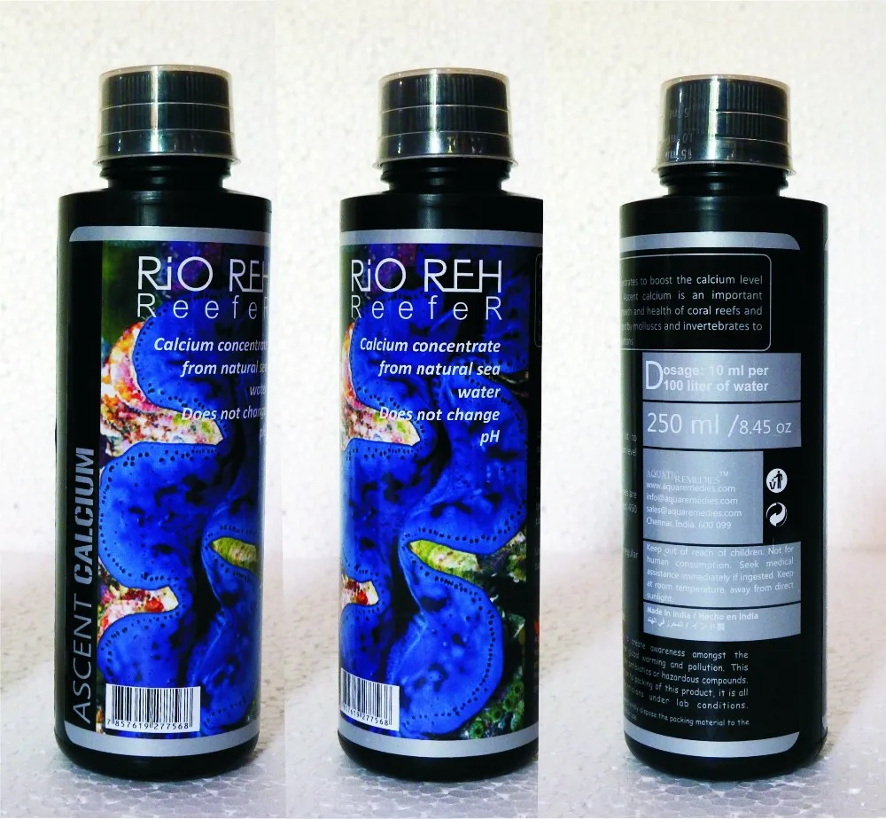 
Marine medicines / additives / supplements for growth & maintenance - strontium, calcium, iodide, traces, iron, magnesium 