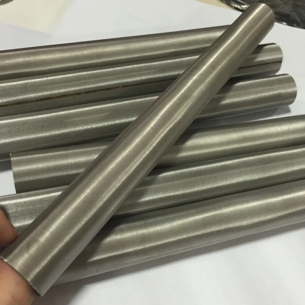 BOLIN stainless steel 25 50 micron 9x1 inch size terp tubes mesh screen filter tubes