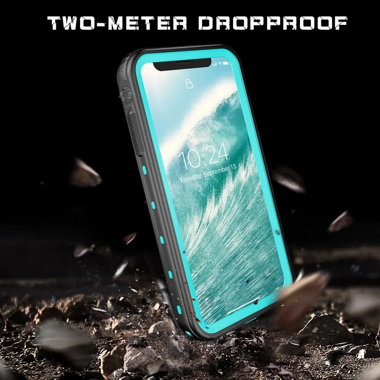 Custom Personal logo rugged smart anti-fall shock proof  water proof tpu pc mobile phone cases for iphone XS MAX
