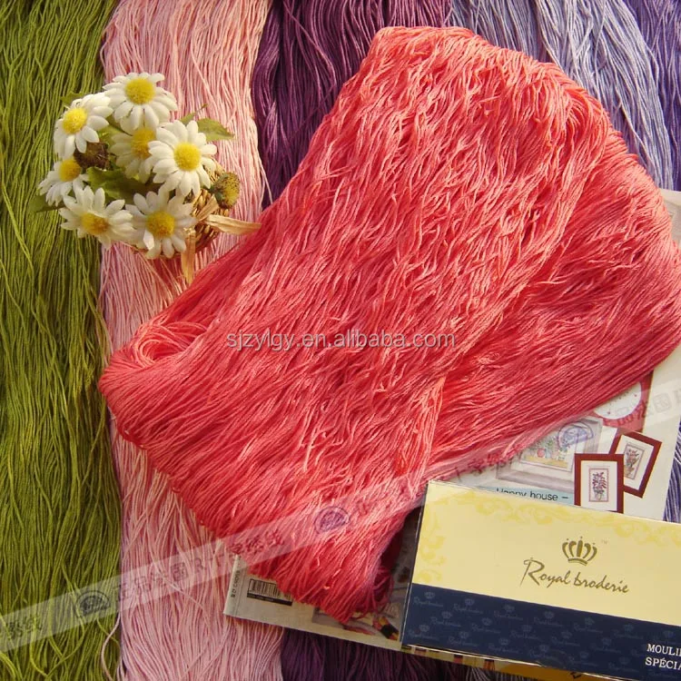 100% cotton R cross stitch threads similar DMC 447 color