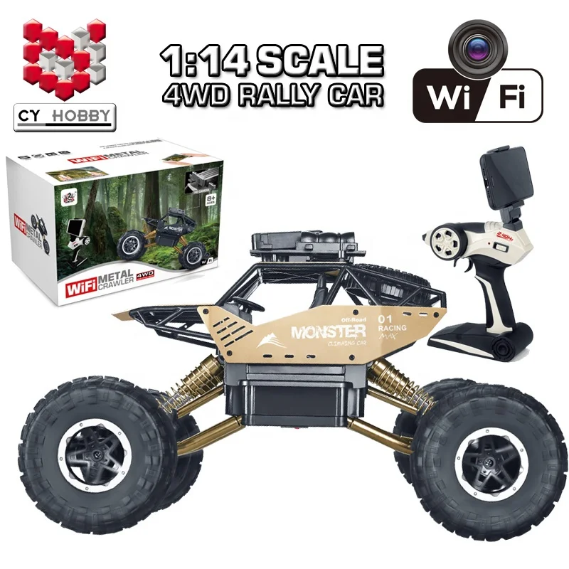 1:14 scale climbing off-road vehicle radio control toys rc car with WIFI camera