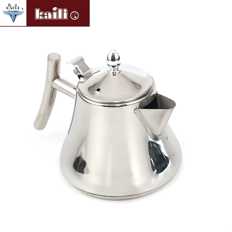 Factory price oil kettle milk coffee jug stainless steel teapot set