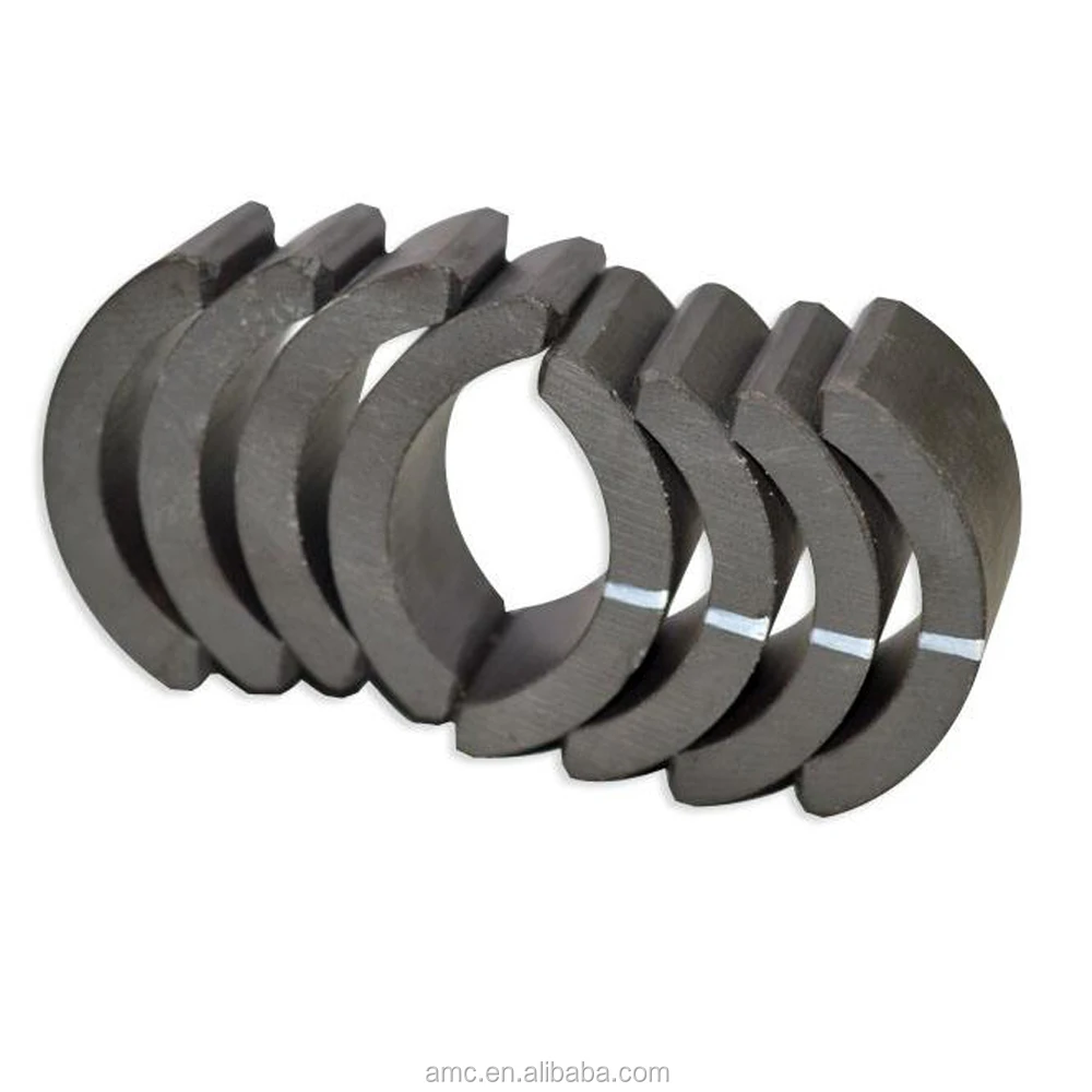strong arc ferrite segment for magnetic generator free energy