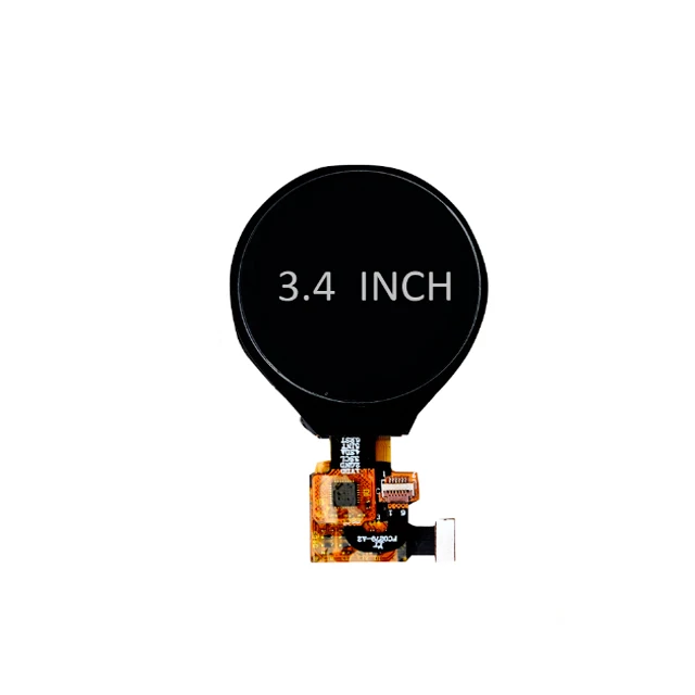 3 Inch round Touch Screen HD MI Monitor 3.4 inch 800x800 TFT LCD Display for Raspberry Pi