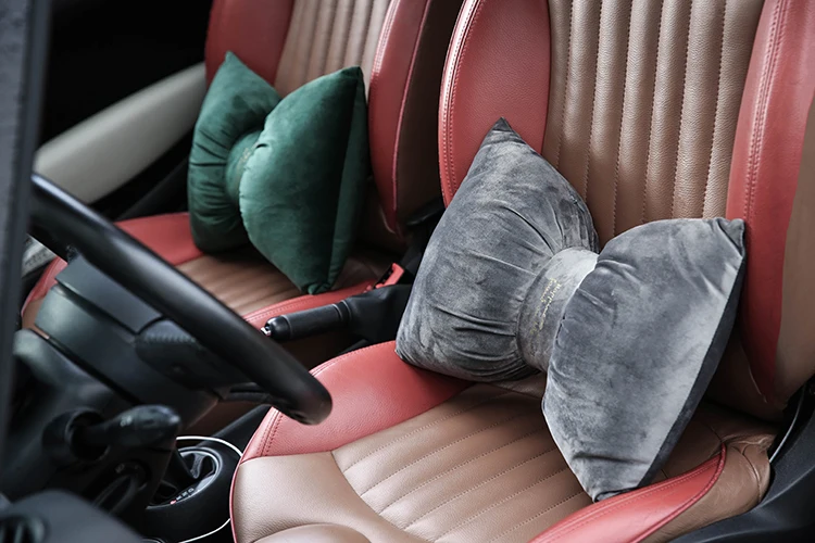 Bowknot boho velvet decorative throw pillow pink manufacturers green sofa cushion grey Bedding article gray