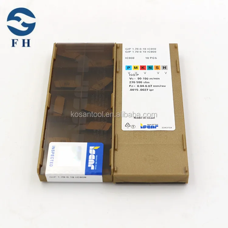 iscar inserts cutting tools GIP1.78-0.18 IC808