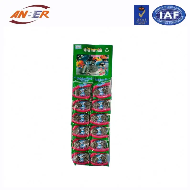 Household Cleaning Ss Aisi 410 stainless steell scourerr Supplier