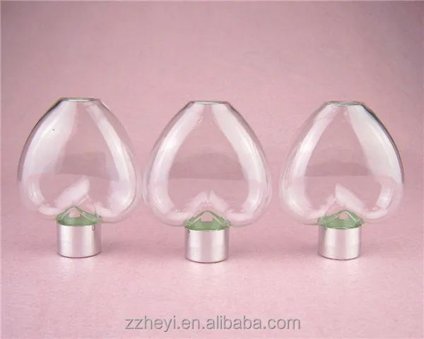 clear 70ml heart shaped plastic bottles