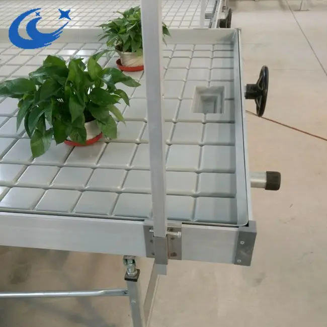 EBB and flood 4ftx8ft rolling bench rolling table with vertical frame