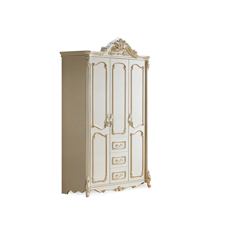 Foshan Роскошные Антикварные белые наборы мебели для спальни