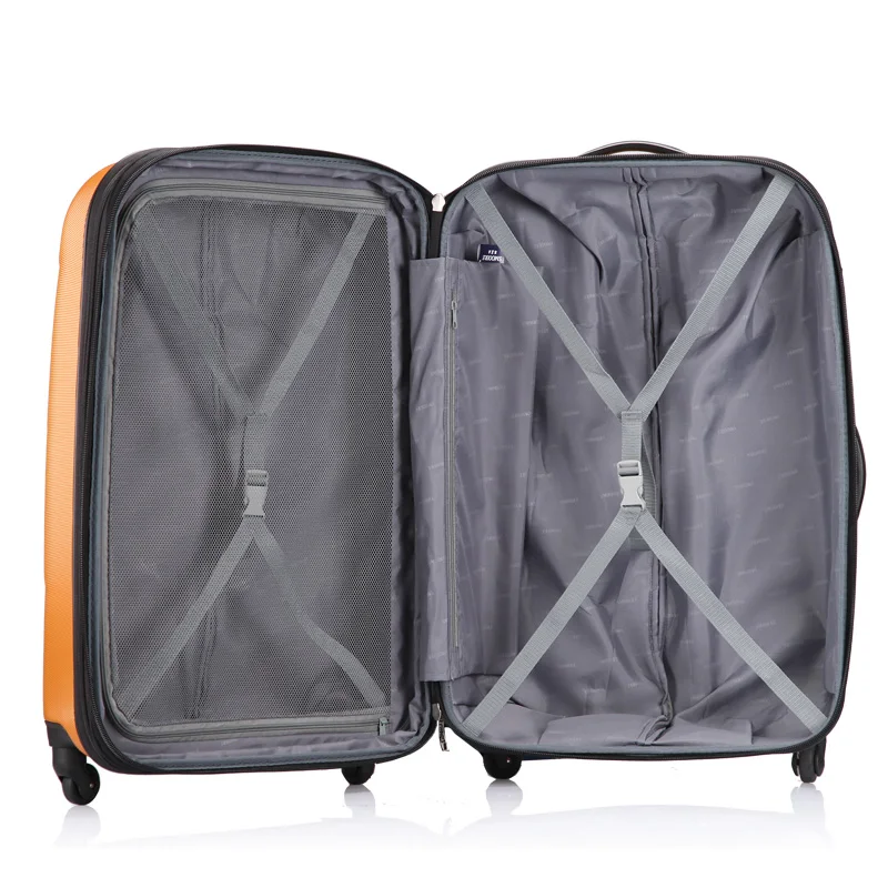 
Unique decent eminent large 100% PC trolley travel suitcases 