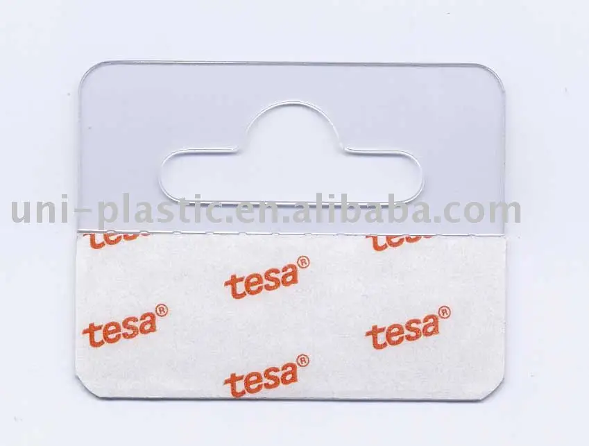 Packaging Adhesive Hang Tabs PVC Hang Tabs Pet Hang Tab
