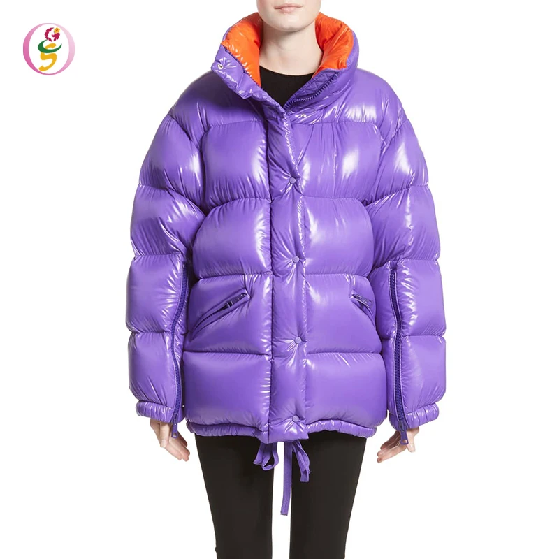 Fashionable Cool Design Bright Colors Ultralight Women Winter Down Jacket