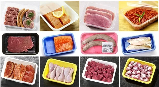 
DAJIANG High Quality MAP Gas Flushing nitrogen O2 CO2 Vacuum Food Tray Sealer Fresh fruit Modified atmosphere packaging machine 