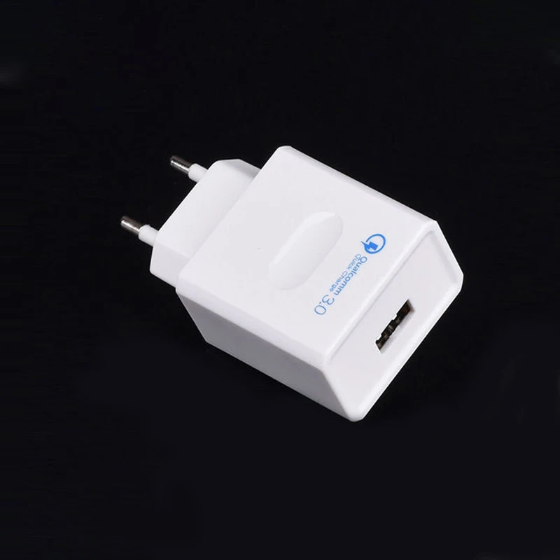 Зарядное устройство USB QC3.0 18 Вт быстрая умная Зарядка для телефона 5 В 3 А 9 2 12 1 ЕС США Австралии