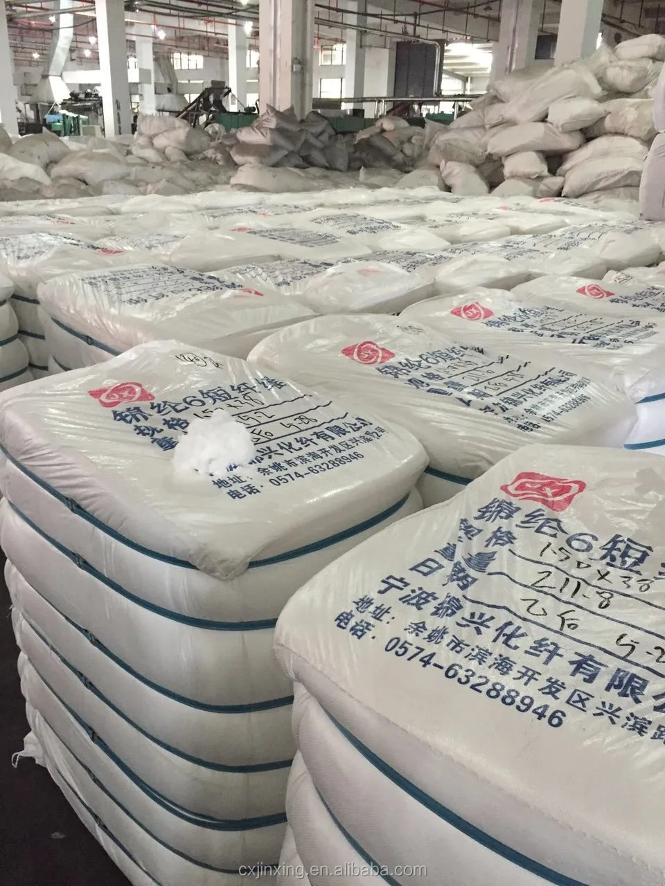 
Nylon 66 staple fiber 1.5D*38mm semi-dull 100% polyamide fiber invista PA66 nylon fiber 