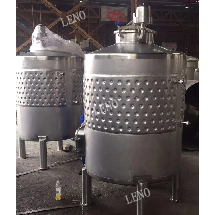 Stainessl steel food grade wine filter press storage grape fermentation wine tank