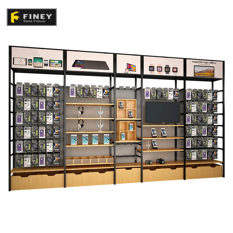 Настенные полки для мобильных телефонов дисплейная полка Дисплейные чехлов