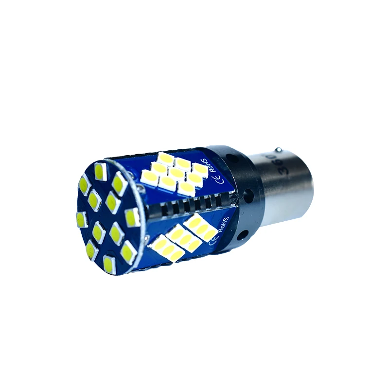 Новое поступление, S25 1156 1157 48SMD CANBUS 3030 чип белого и желтого цвета для поворотников автомобиля, стоп-сигнал, противотуманные фары