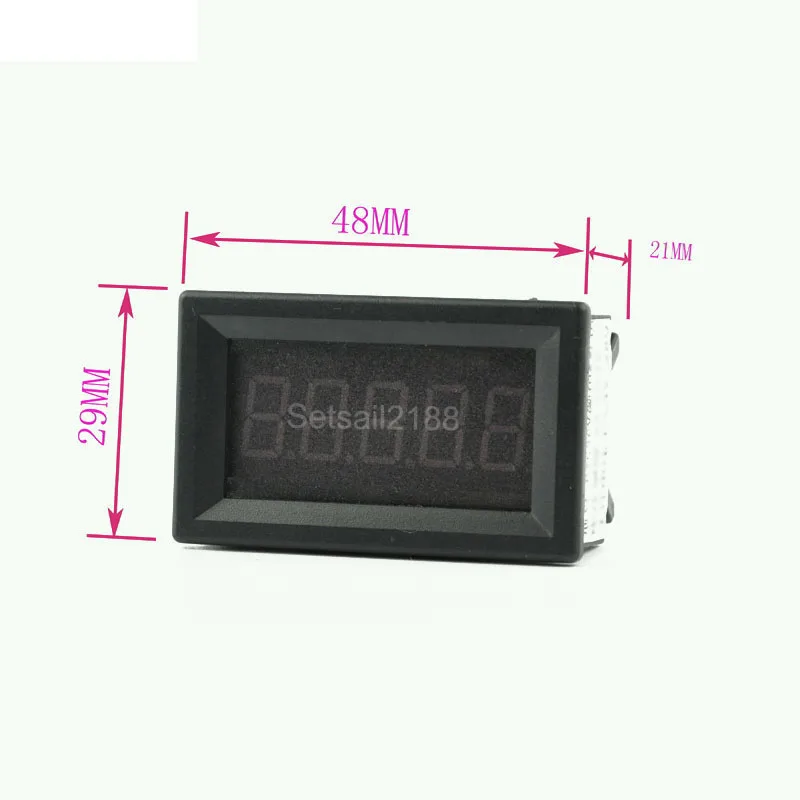 Digital DC 5 digit Voltmeter  BY536V DC 0-9.9999V-33.000V 33V LED Voltage Volt Panel Meter Tester