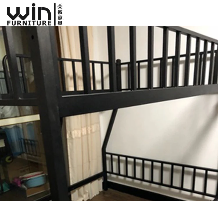 
Modern Strong Double Layer Metal Bed Twin Full Bunk Bed Trundle Bed for sale 