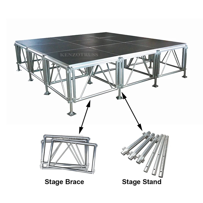 Assemble Aluminum Portable Stage Platform For Sale