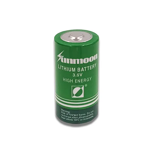 Sunmoon Battery Lithium Primary ER26500 Lisocl2 Bobbin Type Batteries Lithium Thionyl Chloride Battery