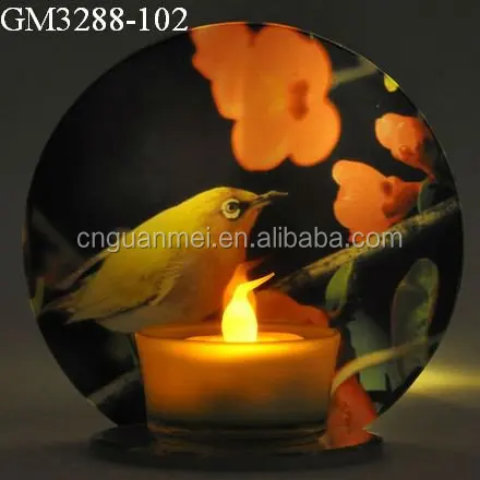 
 Оптовая продажа стекло tealight свечи держатель  