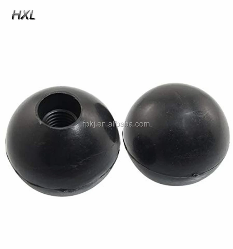 customized ball shape nuts screws black plastic Delrin POM ball nut