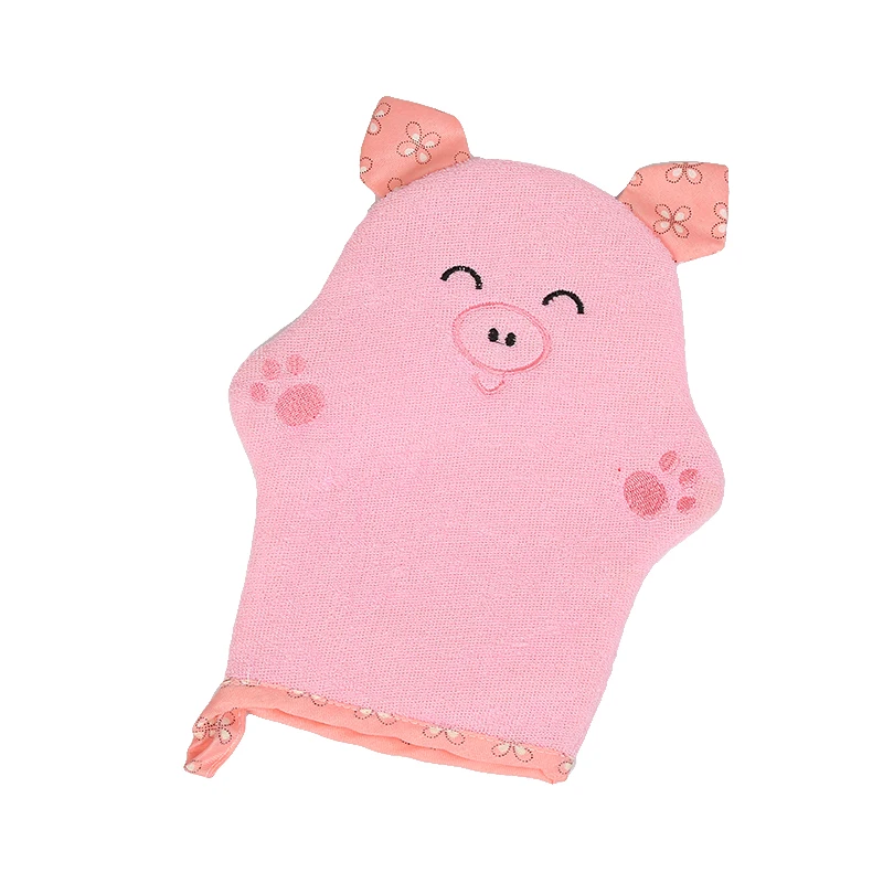 Wholesale Children Kids Babies Carton Bath Gloves Cotton Gloves