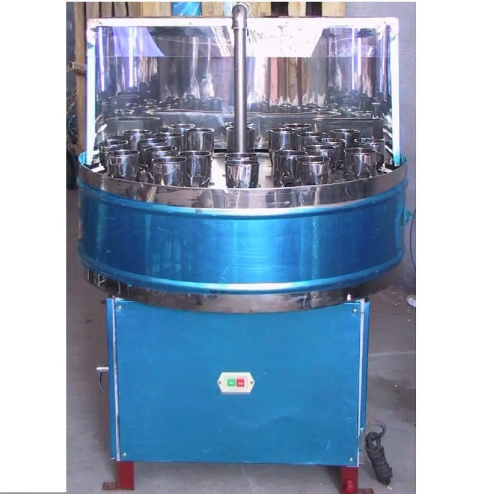 Manual plastic bottles purified water cleaning machine 30 heads