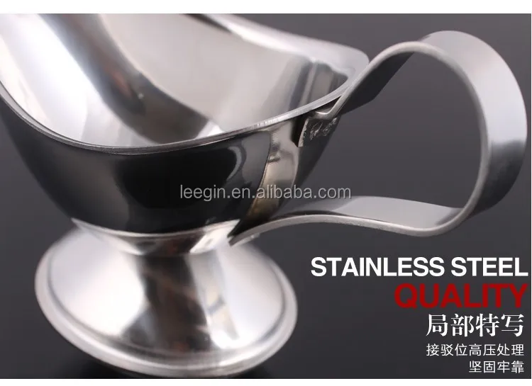 Factory Price Low MOQ 3oz 5oz 8oz 10oz Stainless Steel Gravy Boat