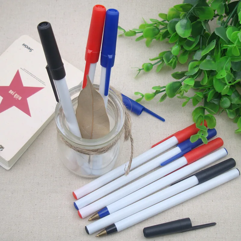
OUTAE Cheap Simple Plastic Stick Ball Pen Promotional ballpoint Pen OT-928 