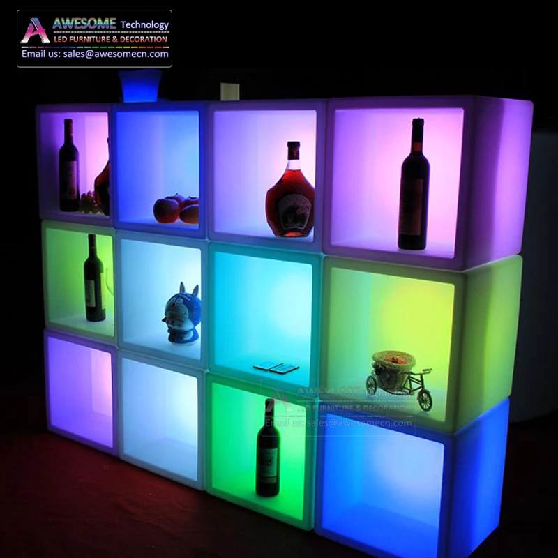 led illuminated bar liquor cabinet furniture (cb410)