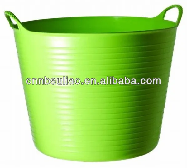 pe soft plastic garden bucket