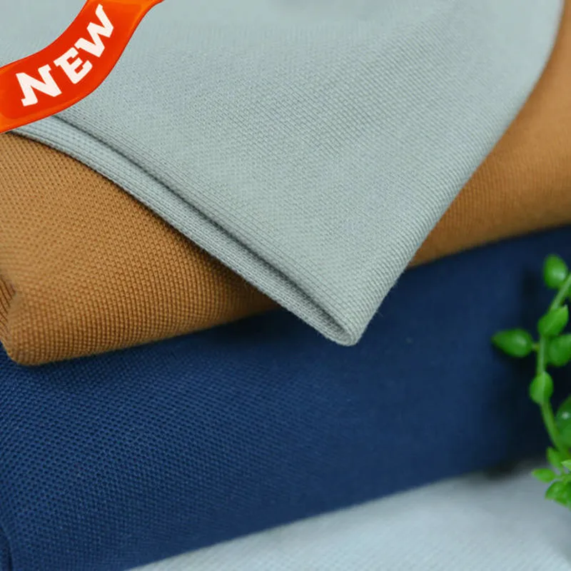 
24S combed 100% cotton double pique fabric for polo shirt 