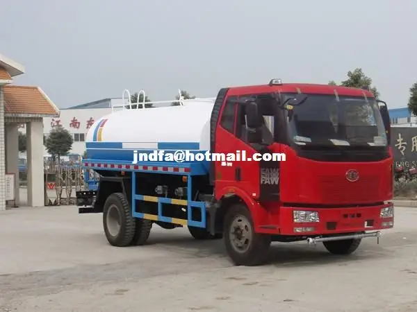 china supplier street water spray truck/sprinkler water tank truck