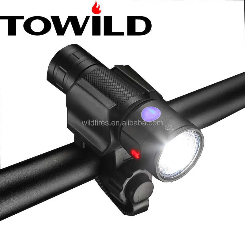 
Wholesale cycling safety Led bike light with IPX6 USB Rechargeable 18650 battery and Cree U3 LED 10W bike front light 