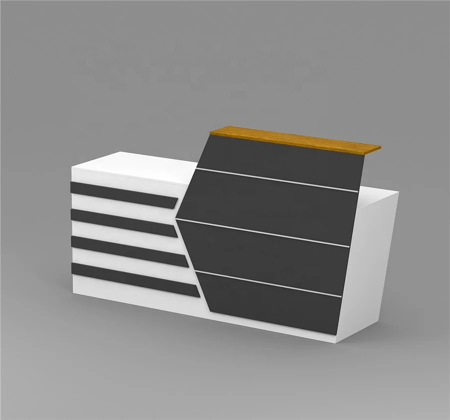 Antique fitness center 2 person reception desk (HX-8NE080)