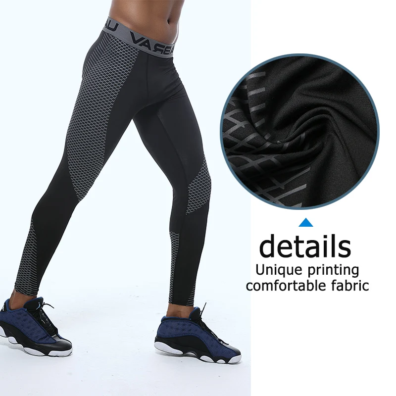
Custom Cheap Clothes Compression Tights Men Fitness Leggings Training & Jogging Leggings Design Your Own Leggings Wholesale Mens 