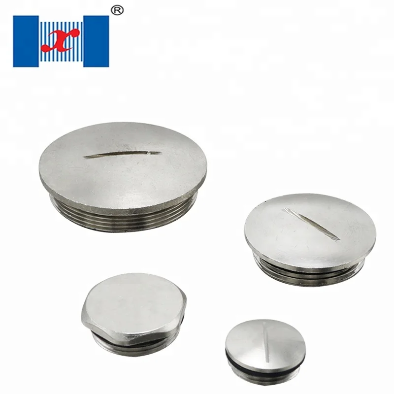 Waterproof IP65 Brass Screw Cap M18 Stop Plug For Junction Box