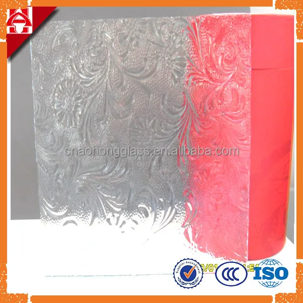 3mm - 6mm clear Nashiji patterned glass , Nashiji Glass