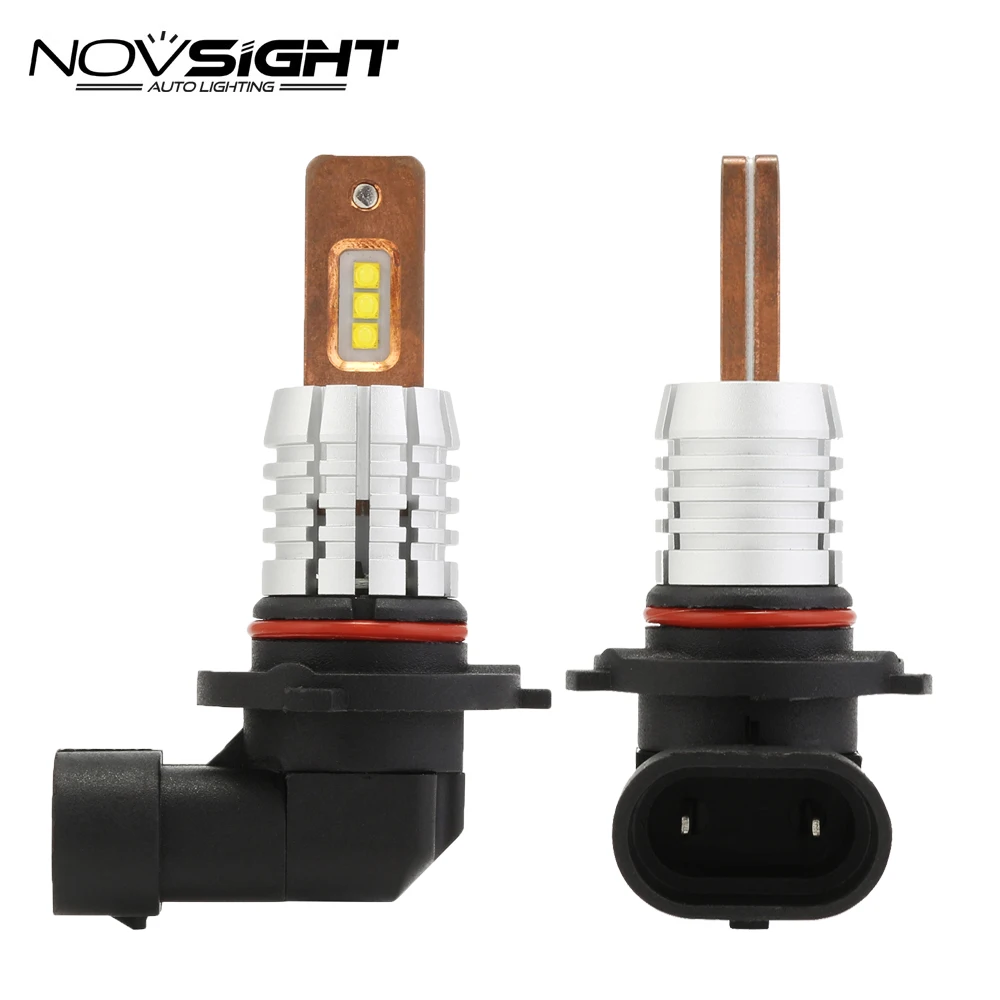 Новые Автомобильные светодиодные Novsight T10 1156 h8 h4 h1 1200 люмен 6 Вт Светодиодные лампочки Противотуманные фары A383-9005