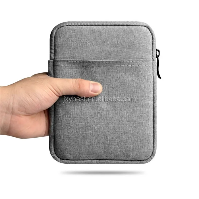 Universal Canvas Zipper Bag for kindle Paperwhite 1 2 3 for Kindle Voyage for Kindle 499 for Kindle 588 for 6 inch Tablet PC