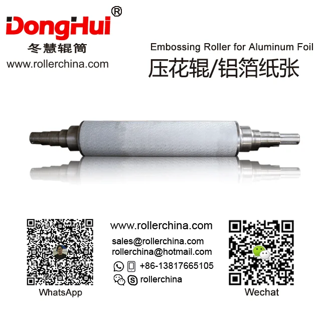 
E180929-14 Laser Engraved Embossing Roller Gravure Cylinder for Aluminum Foil Metallized Paper 