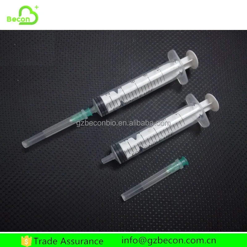 Medical Plastic Sterile 10ML Food Syringes and Needles Disposable