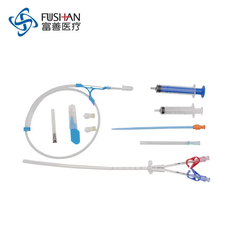 
Medical Double Lumen Hemodialysis Catheter Kit 