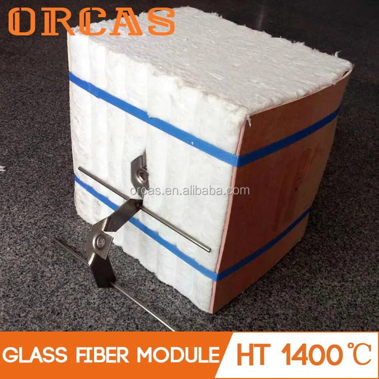 Heat resistant insulation 1400 ceramic fiber module