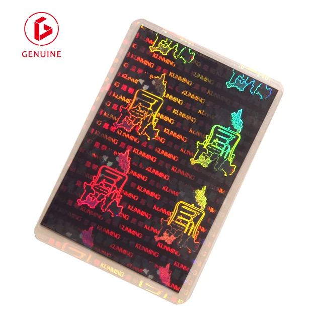 Heat Seal Hologram Laminating Pouch Film Transparent Protective Film Holographic Film PET 50-500 Micron Gravure Printing Clear